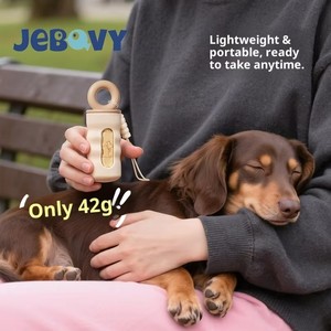 Distributeur de sacs à déjections canines en silicone personnalisé - Étui de rangement portable pour la promenade des chiens, conteneur pour sacs à déjections canines - Product Image 4