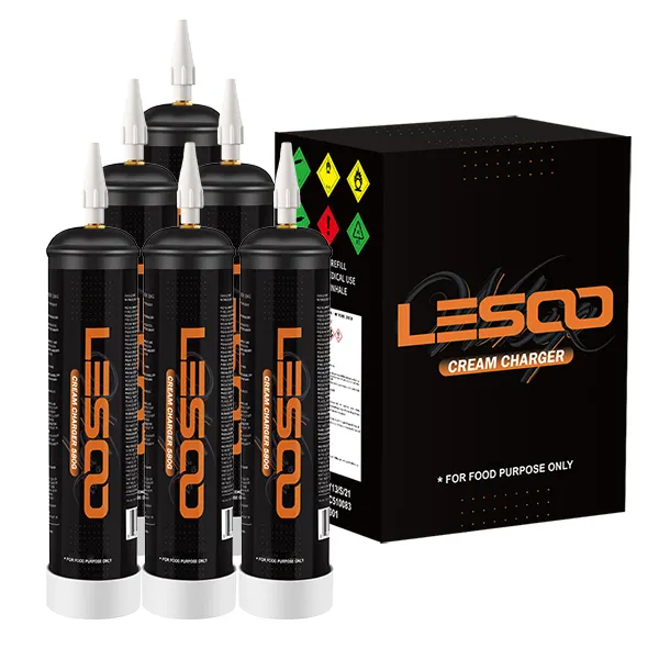 Lesoowhip carregador de creme 0,95l, produto comestível, 580g