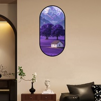 Horloge murale silencieuse abstraite simple en plastique, design artistique, pour salon et café