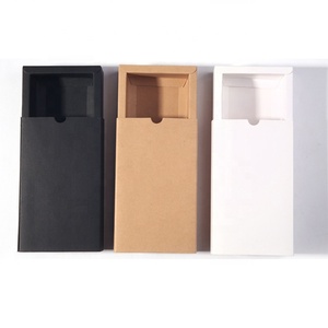 Caja de regalo de Kraft impreso personalizado diapositiva del cajón de Kraft bolsas de té caja de embalaje de papel - Product Image 4