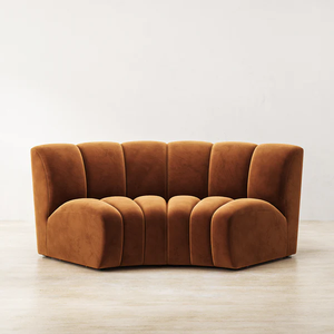 Sofá Modular Italiano Personalizado, Sofá Curvo de Terciopelo para Sala de Estar, Área de Negociación, Oficina, Salón, Villa - Product Image 5