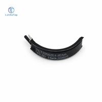 Batterie LiPo rechargeable flexible incurvée LithoTop 155625 3.8V 14mAh 1.5x5.6x25mm pour bagues intelligentes et appareils portables