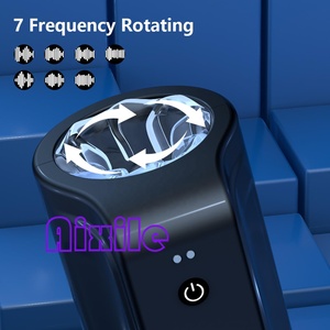 Jouet sexuel pour homme adulte, masturbateur mains libres, gode de poche pour homme, stimulateur masculin avec vibration rotative et léchage, pompe à pénis - Product Image 2