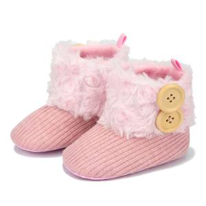 <span class=keywords><strong>Bottes</strong></span> de neige pour bébé de haute qualité, <span class=keywords><strong>bottes</strong></span> pour tout-petits, joli nœud papillon, boule de fourrure, caoutchouc antidérapant - Product Image 6
