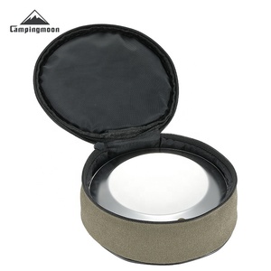 Outdoor Stainless Steel Dinner <strong>Plate</strong> Bowl <strong>Set</strong> <strong>Camping</strong> Tableware <strong>Camping</strong> Barbecue <strong>Plate</strong> Household Soup Pot and Dish 8 Piece - Product Image 5