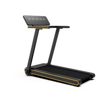 Tapis roulant électrique pliable Powermax Home pour sous le bureau avec inclinaison automatique, écran LED, fonction calories, moteur 1.0HP