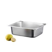 Panci Gastronorm Stainless Steel 1/2x10cm untuk Peralatan Makan Buffet Hotel dan Bar Makanan Portabel untuk Katering