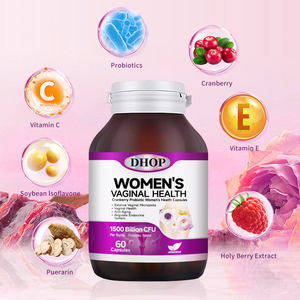 DHOP 60 <strong>Vegan</strong> Capsules <strong>Probiotics</strong> for Vaginal Health <strong>Probiotics</strong> for Women pH Balance Add Vitamin Capsules Probiotic - Product Image 3