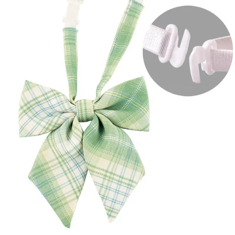 new arrival custom plaid design adjustable bow ties for boys