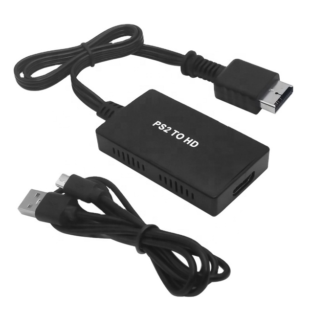 PS 2 to HD Converter Ps 2 to HdTV Video Adapter Game Console Interface