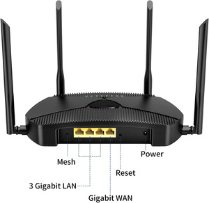 Routeur Mesh Wi-Fi 6 AX3000 Double Bande Gigabit Ethernet OpenWrt 802.11AX 2.4G/5G avec <span class=keywords><strong>Modem</strong></span> LTE <span class=keywords><strong>3000</strong></span> Mbps et Interface USB pour la Maison - Offre Spéciale - Product Image 4