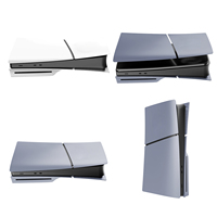 Plaques de couverture en argent sterling Disc Edition pour nouveaux panneaux de coque de console mince PS5 pour accessoires minces Playstation 5