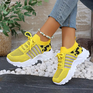 Zapatillas Deportivas de Malla Tejida para Mujer Daifa Torre 2025, Transpirables, con Cordones, para Todas las Estaciones, con PU para Caminar en Invierno - Product Image 4
