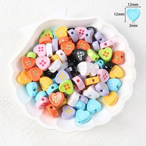 ลูกปัดอะ<span class=keywords><strong>ค</strong></span>ริลิ<span class=keywords><strong>ค</strong></span>เคลือบ<span class=keywords><strong>ส</strong></span>ีรูปหัวใจสองด้าน หลาย<span class=keywords><strong>ส</strong></span>ี <span class=keywords><strong>ส</strong></span>ำหรับทำสร้อย<span class=keywords><strong>ค</strong></span>อ <span class=keywords><strong>ส</strong></span>ร้อยข้อมือ จี้ห้อย งานแฮนด์เมด DIY ขายส่ง - Product Image 6