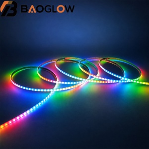 1.25cm Cut Three Line Iridescence Cob Led Strip 160d/M Dc5v 13w/M 5mm 35/35 Copper Pcb Built-In 1838 Spi Ic Flexible Rgb Light - Product Image 3