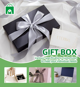 Boîtes d'avion personnalisées de luxe de haute qualité avec gaufrage et pelliculage mat, fermeture magnétique pour emballage de bijoux et logo personnalisé - Product Image 1
