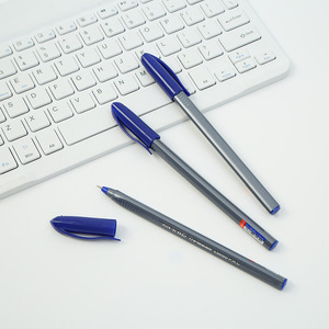 Bolígrafo de Plástico Simple Personalizado al por Mayor, Estilo Gorra, Color Gris - Product Image 5