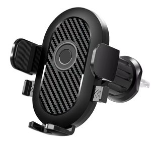 360Degree Rotation ABS Silicone Foam Phone Holder Car Mount Press-Type Car Air Outlet Mobile Holder - Product Image 1