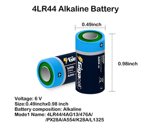 Bateria alina de 6 V de 5สำหรับฝึกสุนัข, 4LR44 / A544 / K28A / L1325 /476A / <span class=keywords><strong>PX28A</strong></span> เหมาะสำหรับปลอกคอเห่า - Product Image 5