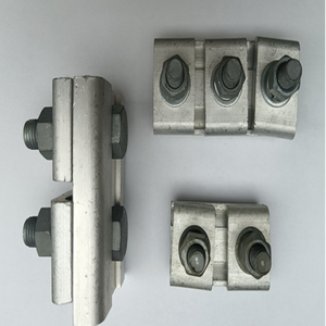 Abrazadera de cable de aluminio/acero con ranura paralela, ajustable con 2 tornillos, para cable aéreo, abrazadera de cable con ranura paralela, abrazadera de alambre - Product Image 6