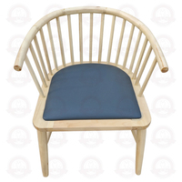 Silla de Comedor de Muebles Japoneses Modernos, Estructura de Madera, Silla Tapizada en Tela de Alta Calidad