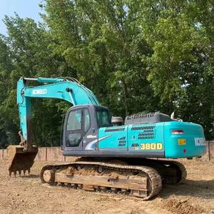 รถขุดตีนตะขาบ Kobelco SK380D SK200 SK260 SK210LC มือสองคุณภาพสูง มีสินค้าใหม่ในสต็อก ชั่วโมงการทำงานน้อย ที่เซี่ยงไฮ้ - Product Image 2