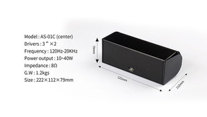 Amplificateur 000W adapté pour système audio domestique 5.1 sans fil, haut-parleurs sans fil - Product Image 5