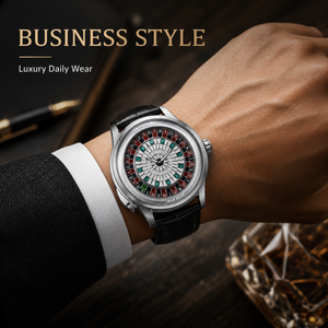 Montre mécanique de luxe pour homme <span class=keywords><strong>Jacob</strong></span> & Co. avec cadran rotatif à roulette et diamants en cristal, style casino - Product Image 3