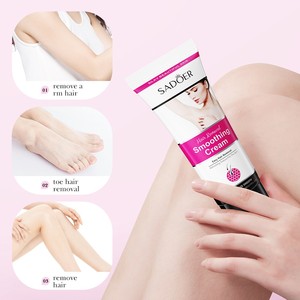 Crème dépilatoire SADOER, hydratante, lissante, adoucissante, pour une expérience de jambes sans poils, pratique pour les hommes - Product Image 3