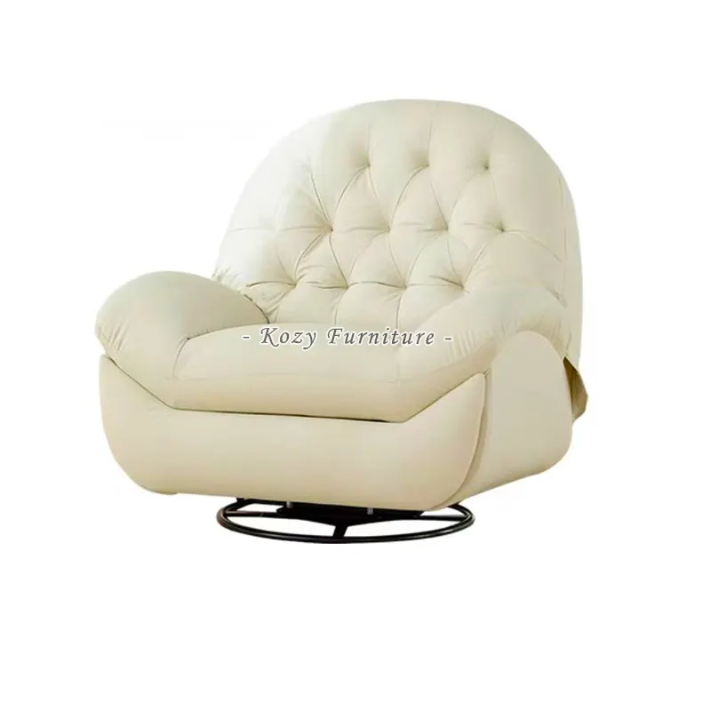Modern Luxury Design Home Furniture Sofa Chair Living Room Lounge PU Leather Fabric Leisure Chair