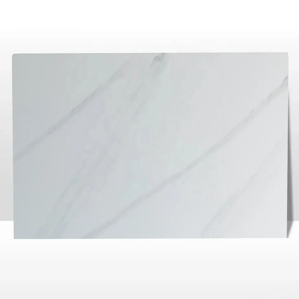 Artificial Marble Pattern Tiles Artificial Stone Acrylic Resin Veining Solid Surface Slab Sheet Customize For House