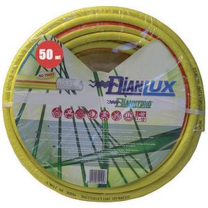 Dianlux 200ft Garden <b>Hose</b> Reel 1\" Yellow PVC Irrigation <b>Hose</b> with <b>Sprayer</b> High Cost Performance Plastic Outdoor Product - Product Image 1