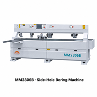 Machine à percer les trous latéraux MM2806B, routeur CNC avec composants PLC, haute productivité, perçage infrarouge pour panneaux de meubles