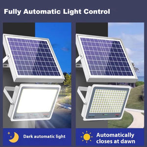 防水IP66リモコン付き<span class=keywords><strong>300W</strong></span> LED屋外ソーラー投光器（ガーデン、中庭、街路用）RoHS認証済み - Product Image 2
