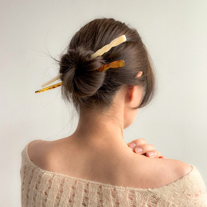 1 <span class=keywords><strong>épingle</strong></span> <span class=keywords><strong>à</strong></span> <span class=keywords><strong>cheveux</strong></span> en acétate Style japonais pour femmes, 17.6cm, rétro, coquille de tortue, longue et Simple - Product Image 2