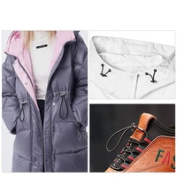 Fermoirs à cordon métalliques à 2 trous, bloque-cordon, embout de corde élastique, sans nickel, taille personnalisée, marque FYJ, pour sacs et manteaux pour femmes