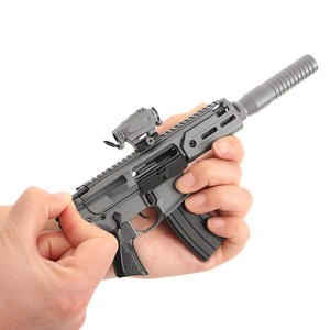 Pistolet jouet en métal modèle MCX AK47 AR15 <span class=keywords><strong>SIG</strong></span> balles à éjection amovibles gris garçons cadeaux usine - Product Image 1