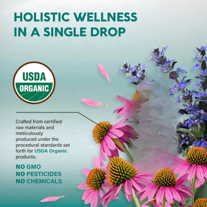 Gotas Orgánicas OEM para Drenaje Linfático, Gotas para Oídos, Apoyo Inmunológico para Adultos, Equinácea 60ml, Suplemento para Desintoxicación Linfática - Product Image 3