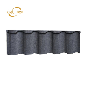 Tuiles de toiture en asphalte imperméables de style moderne, caoutchouc synthétique PVC plastique, pierre revêtue de métal, tuiles de toiture en PVC plastique espagnoles - Product Image 1