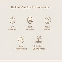 Conjunto de Sofás de Jardín Redondos de Aluminio para Exteriores, Muebles de Patio Circulares Modernos con Cojines Impermeables