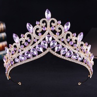 Gratuit personnalisé argent cristal mariage bal mariée strass couronne miss monde diadèmes