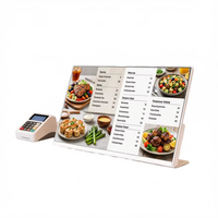 Écran de menu électronique pour salle d'exposition extérieure de 21,5 pouces, édition réseau Android, commande numérique murale pour restaurant, 1 an