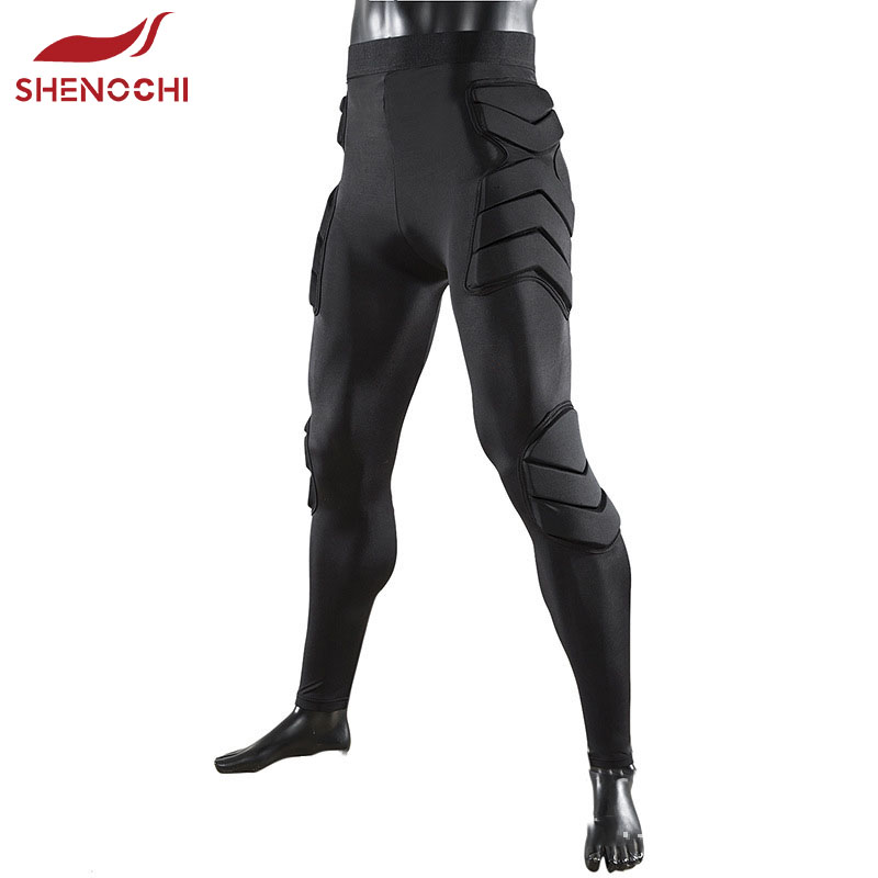 Оптовая продажа, защитные штаны вратаря из ЭВА, мягкие компрессионные короткие футбольные штаны вратаря, Мягкие штаны вратаря