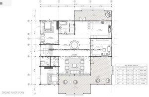 Villa de luxe traditionnelle, imperméable, écologique, grande taille, en bois, 4 chambres, préfabriquée, en bois massif, atelier, entrepôt en bois - Product Image 2