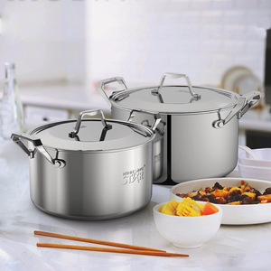 หม้อซุปสแตนเลส Winningstar 304 ชุด 3 ชิ้น หนาและทนทาน สำหรับใช้ในบ้าน - Product Image 4