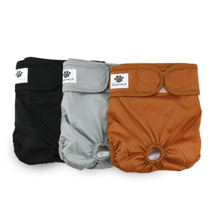 Couche imperméable douce pour animaux de compagnie chiot chien haute absorption femelle chien enveloppes ventre bande chien couches lavables réutilisables - Product Image 4