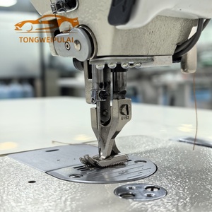 Tích hợp trực tiếp ổ đĩa trên cùng Dưới thức ăn lockstitch Máy may Điều kiện Mới máy vi tính hoạt động cạnh cắt threadtrimmer - Product Image 5
