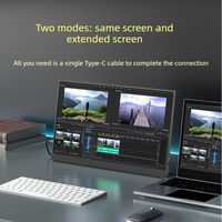 Écran portable 17,3 pouces 2,5K, écran LCD IPS 2560 x 1600, 144 Hz, 100 % SRGB, type C, écran de jeu
