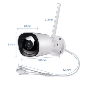 Camera Ip An Ninh Wifi Ngoài Trời Chống Nước, Hệ Thống Thông Minh Gia Đình 1080P Hd Điện Thoại Điều Khiển Từ Xa Camera Quan Sát Thông Minh Cho Tầm Nhìn Ban Đêm