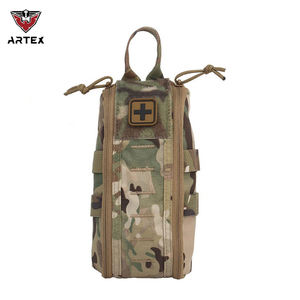 Trousse de premiers secours à réponse rapide, sac médical tactique MOLLE, kit médical tactique de survie pour la randonnée en montagne, le camping et les activités de plein air - Product Image 1